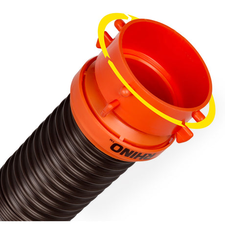 Camco RhinoFLEX 10 Sewer Hose Extension wSwivel Bayonet  Lug