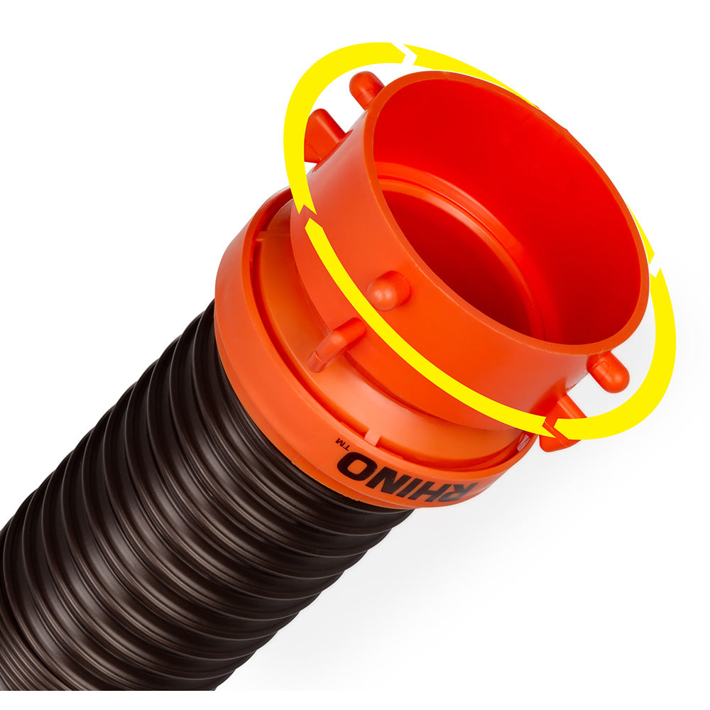 Camco RhinoFLEX 5 Sewer Hose Extension wSwivel Bayonet  Lug