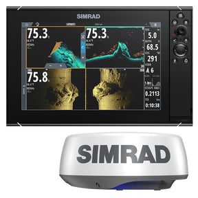 Simrad NSS12 evo3S Combo MultiFunction ChartplotterFishfinder Radar Bundle HALO20  No HDMI Video Outport
