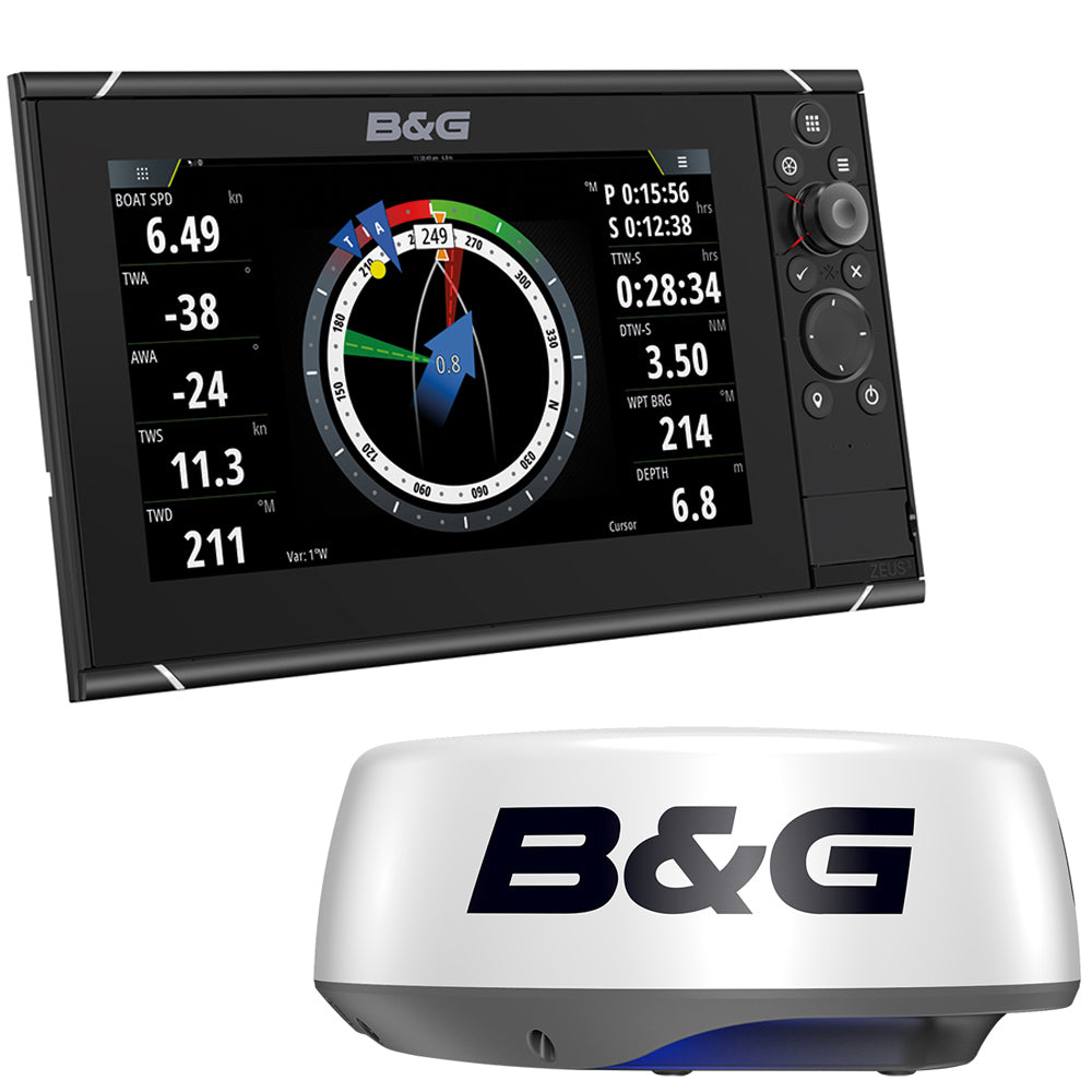BG Zeus 3S 12 Combo MultiFunction Sailing Display Radar Bundle HALO20 20 Radar Dome  No HDMI Video Outport