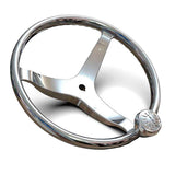Lewmar 3 Spoke 135 Steering Wheel wPowerGrip Knob