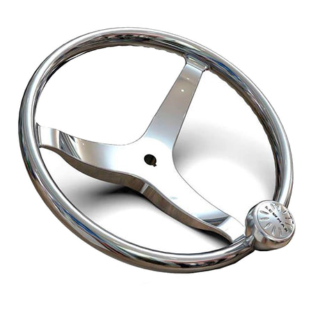 Lewmar 3 Spoke 135 Steering Wheel wPowerGrip Knob