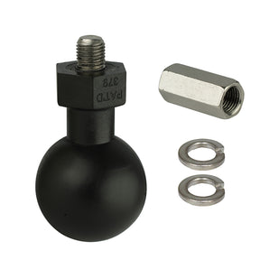 RAM Mount RAM ToughBall wCoupling Nut fWeBoost Antennas