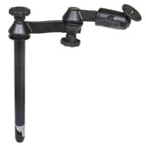 RAM Mount RAM 12 Upper Pole with Double Swing Arms  Round Plate