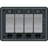 Blue Sea 8666 Contura 4 Bilge Pump Control Panel