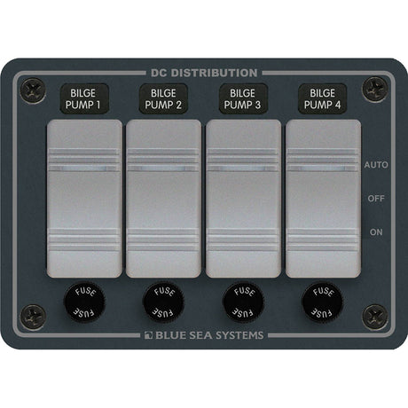 Blue Sea 8666 Contura 4 Bilge Pump Control Panel