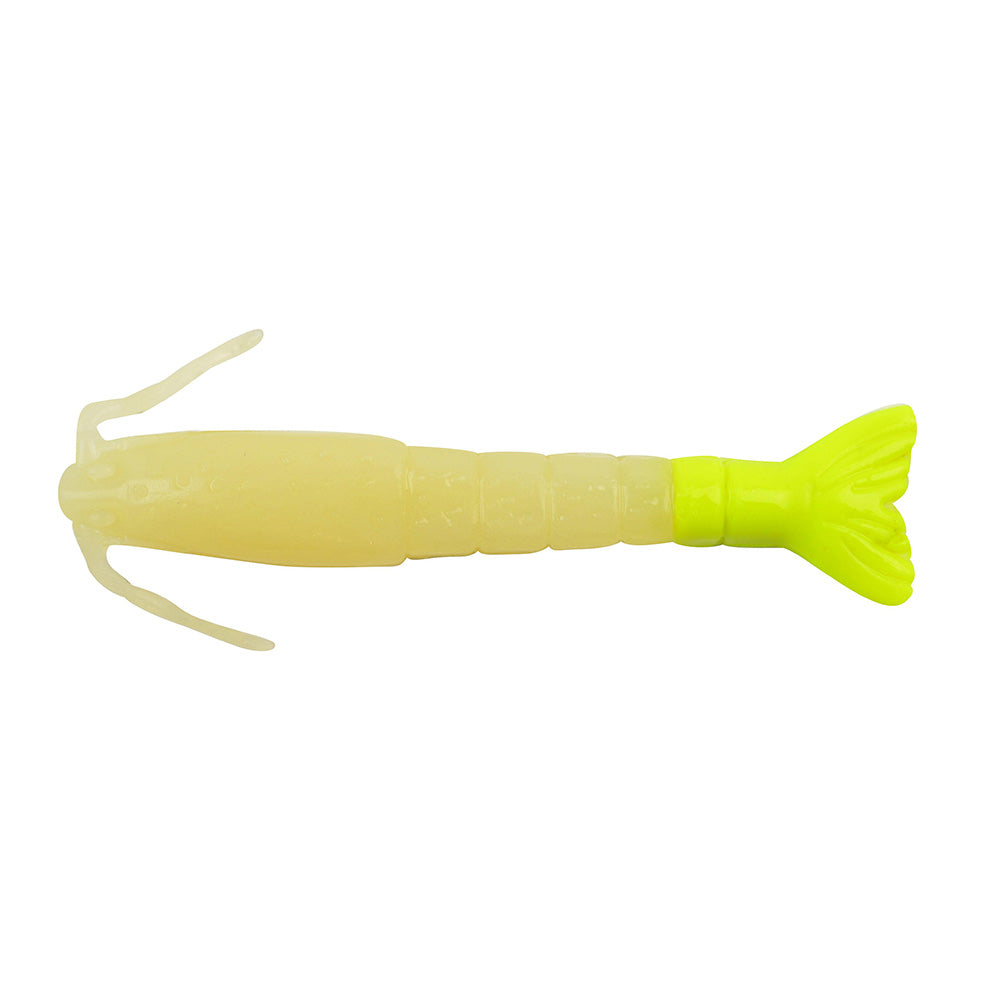 Berkley Gulp Saltwater Shrimp  3  GlowChartreuse