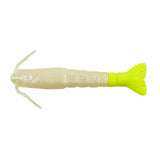 Berkley Gulp Saltwater Shrimp  3  Pearl WhiteChartreuse