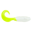 Berkley Gulp Saltwater Swimming Mullet  4  Pearl WhiteChartreuse