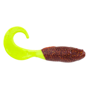 Berkley Gulp Saltwater Swimming Mullet  4  Root Beer GoldChartreuse