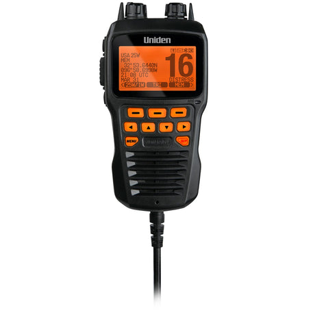 Uniden Remote Mic fUM725 VHF Radios  Black