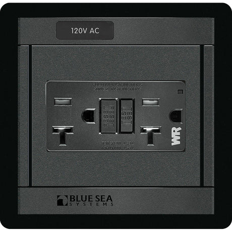 Blue Sea 1499  360 Panel  120V AC GFCI Dual Outlet