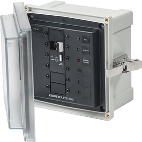 Blue Sea 3123  SMS Panel Enclosure wELCI 32A  3 Blanks  230V AC