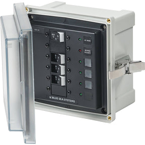 Blue Sea 3130  SMS Panel Enclosure wMain  3 Branch 15A  120V AC