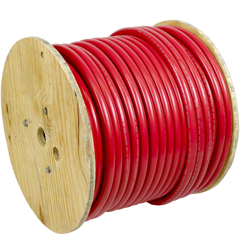 Pacer Red 4 AWG Battery Cable  250