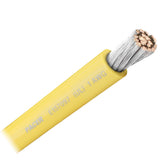 Pacer Yellow 1 AWG Battery Cable  Sold By The Foot