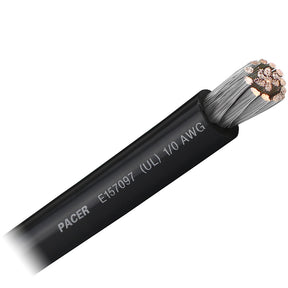 Pacer Black 10 AWG Battery Cable  Sold By The Foot