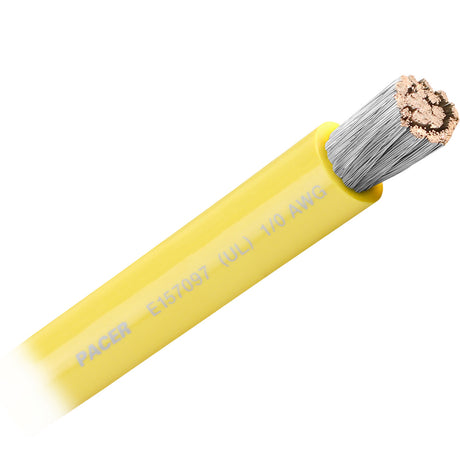 Pacer Yellow 10 AWG Battery Cable  Sold By The Foot