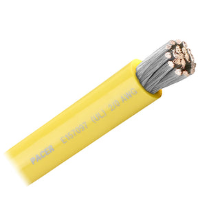 Pacer Yellow 20 AWG Battery Cable  Sold By The Foot