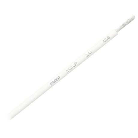 Pacer White 16 AWG Primary Wire  25
