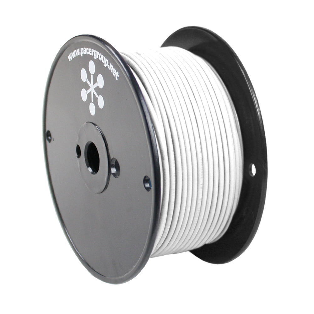 Pacer White 16 AWG Primary Wire  250