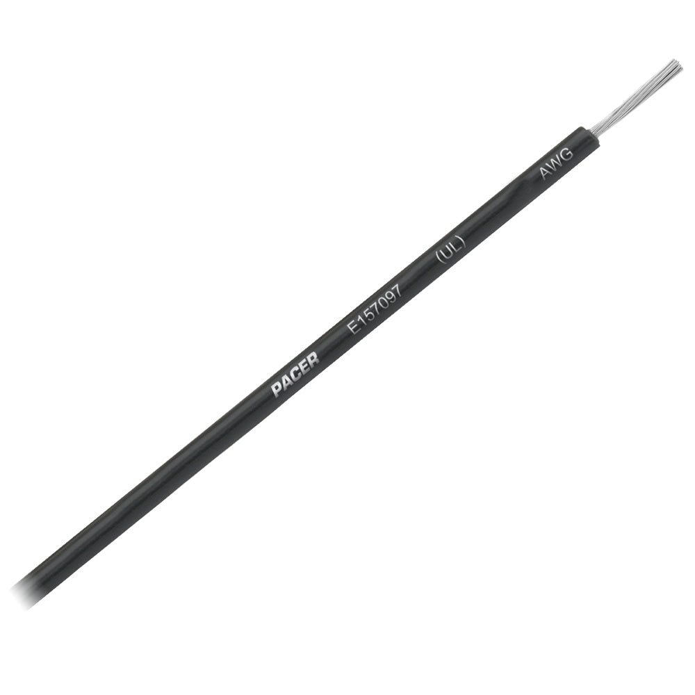 Pacer Black 14 AWG Primary Wire  25