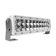 Black Oak Pro Series 30 Double Row 10 LED Light Bar  Combo Optics  White Housing