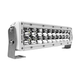 Black Oak Pro Series 30 Double Row 10 LED Light Bar  Combo Optics  White Housing