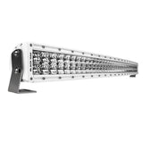Black Oak Pro Series 30 Curved Double Row 40 LED Light Bar  Combo Optics  White Housing
