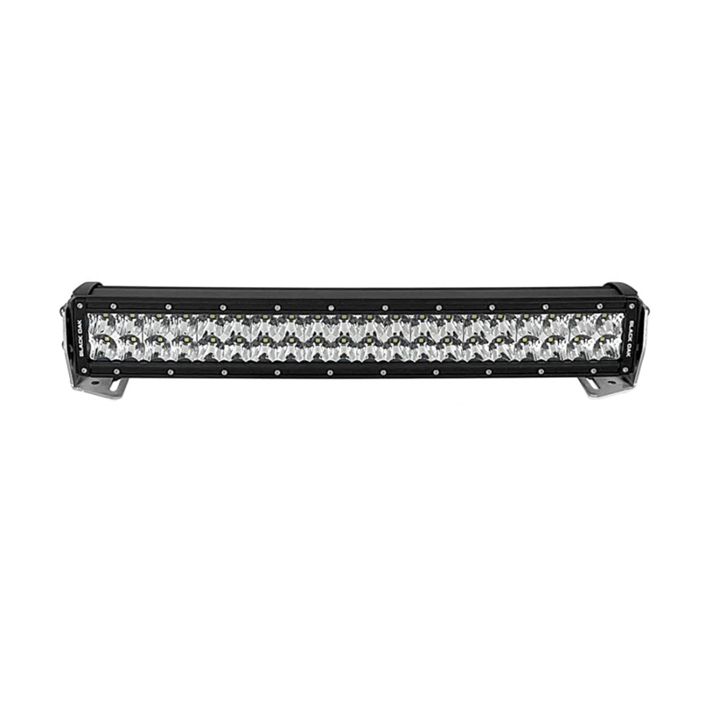 Black Oak Pro Series 30 Double Row 20 LED Light Bar  Combo Optics  Black Housing