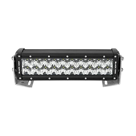 Black Oak Pro Series 30 Double Row 10 LED Light Bar  Combo Optics  Black Housing