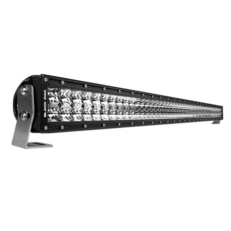 Black Oak Pro Series 30 Double Row 50 LED Light Bar  Combo Optics  Black Housing
