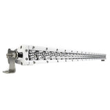 Black Oak Pro Series 30 Single Row 30 LED Light Bar  Combo Optics  White Housing