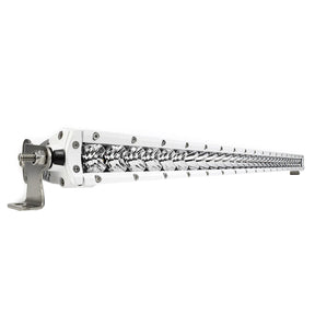 Black Oak Pro Series 30 Single Row 30 LED Light Bar  Combo Optics  White Housing
