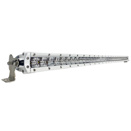 Black Oak Pro Series 30 Single Row 40 LED Light Bar  Combo Optics  White Housing