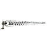 Black Oak Pro Series 30 Single Row 50 LED Light Bar  Combo Optics  White Housing