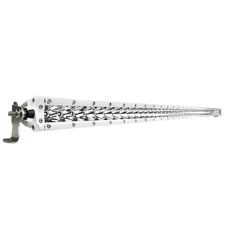 Black Oak Pro Series 30 Single Row 50 LED Light Bar  Combo Optics  White Housing