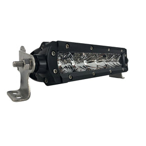 Black Oak Pro Series 30 Single Row 6 LED Light Bar  Combo Optics  Black Housing