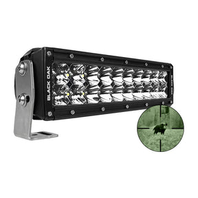 Black Oak Pro Series Double Row Combo Infrared 10 940nm Light Bar  Black