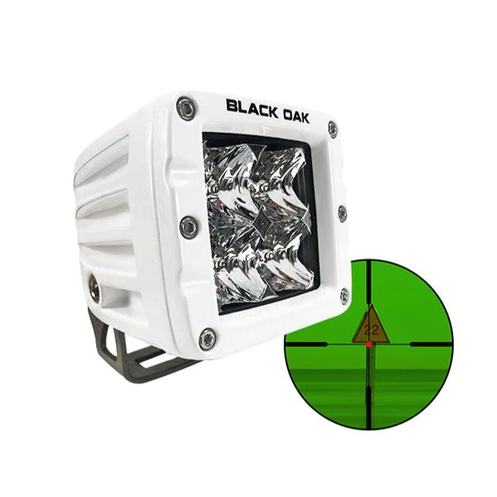 Black Oak Pro Series 30 2 850nm Infrared Marine Pod Light  Flood Optics  White Housing