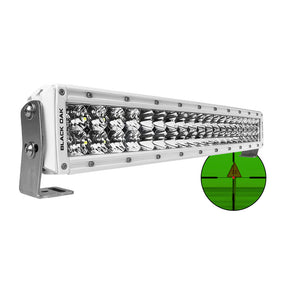 Black Oak Pro Series Double Row Combo Infrared 20 850nm Light Bar  White