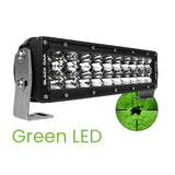 Black Oak 10 Green LED Hog Hunting Light Bar  Combo Optics  Black Housing  Pro Series 30