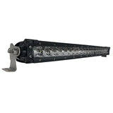 Black Oak 20 Single Row LED Light Bar  Combo Optics  Black Housing  Pro Series 30