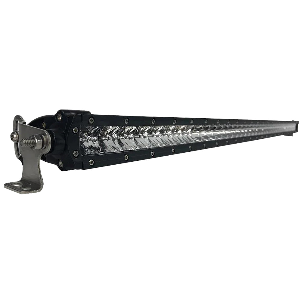 Black Oak 40 Single Row LED Light Bar  Combo Optics  Black Housing  Pro Series 30