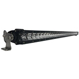 Black Oak 40 Single Row LED Light Bar  Combo Optics  Black Housing  Pro Series 30