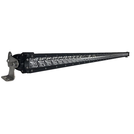 Black Oak 50 Single Row LED Light Bar  Combo Optics  Black Housing  Pro Series 30