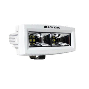 Black Oak 4 Marine Spreader Light  Scene Optics  White Housing  Pro Series 30