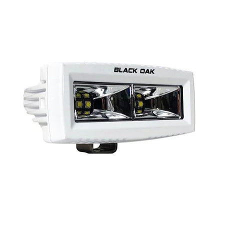 Black Oak 4 Marine Spreader Light  Scene Optics  White Housing  Pro Series 30