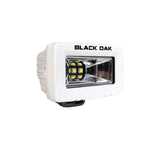 Black Oak 2 Marine Spreader Light  Scene Optics  White Housing  Pro Series 30