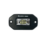 Black Oak 2 Marine Flush Mount Spreader Light  Black Housing  Pro Series 30